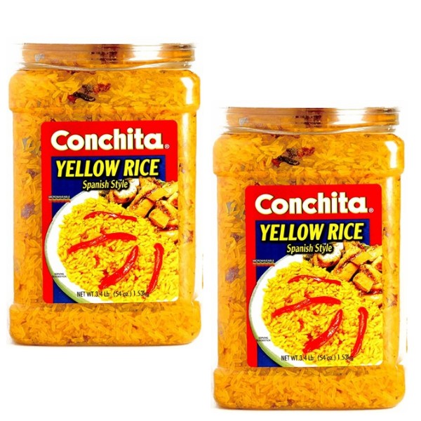 Conchita Yellow Rice.  Spanish style 3.25  Lbs Pack of 2