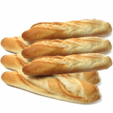 Fresh Cuban Bread - Pan Cubano  Fresco.  6 Loaves 8 oz each. Aprox 20" - 22" long