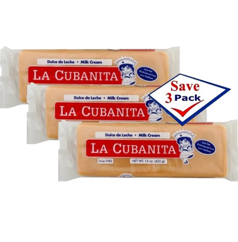 La Cubanita Milk Cream 15 oz Pack of 3