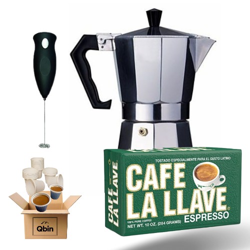 Coffee Set La LLave with Coffee Maker  6 cups