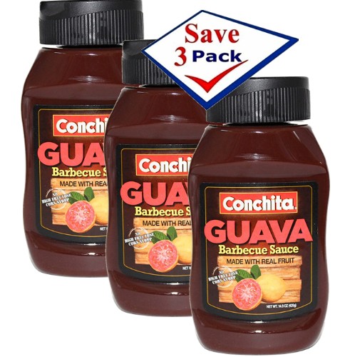 Conchita Guava Barbecue Sauce 14.8 oz Pack of 3