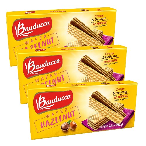 Bauducco Hazelnut Wafer 5 oz Pack of 3