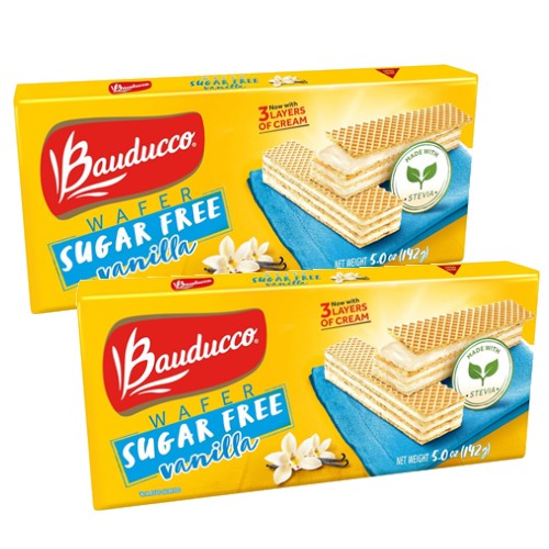 Bauducco Sugar Free Vanilla Wafer 5 oz Pack of 2