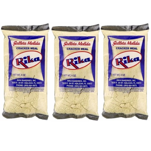 Galleta Molida. Cuban Cracker Meal 6 oz. Pack of 3