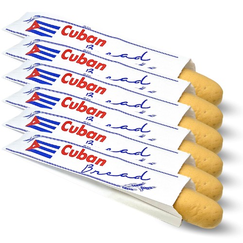 Fresh Cuban Bread - Pan Cubano  Fresco.  6 Loaves 8 oz each. Aprox 20