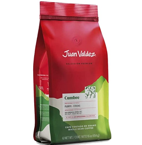 Juan Valdez Premiun Selection Coffee Bold -Fuerte  Cumbre 12 Oz