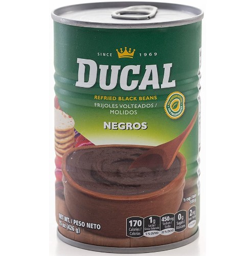 Ducal Refried Black Beans 15 oz