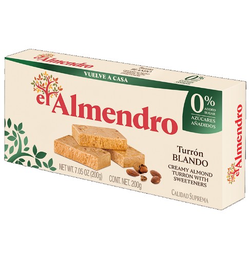 El Almendro Turron Jijona (Blando) NO SUGGAR 7.05 oz: CUBANFOODMARKET.COM