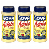 Goya Adobo Seasoning without Pepper  28 oz Pack of 3