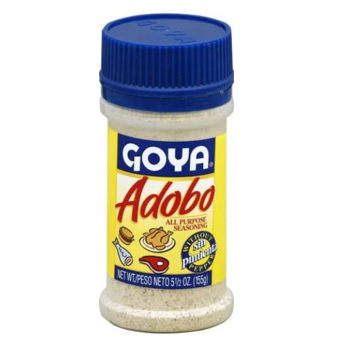 Adobo  Goya Seasoning Without Pepper  5.5 Oz
