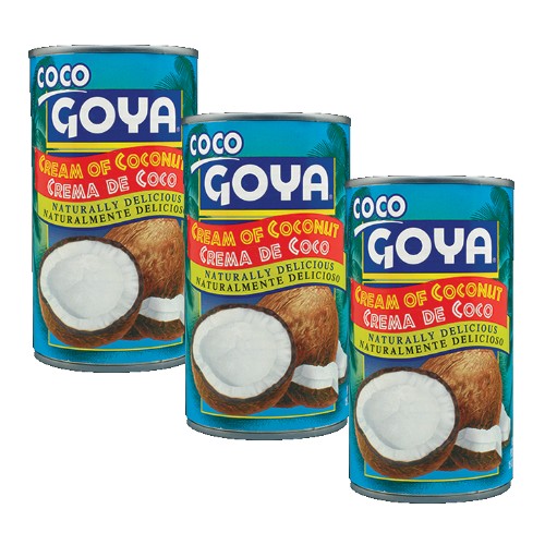 Goya Cream of Coconut 15 Oz Pack of 3