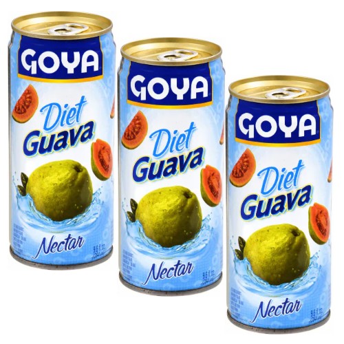 Goya Diet Guaya Nectar Guayaba 9.6 Oz Pack Of 3