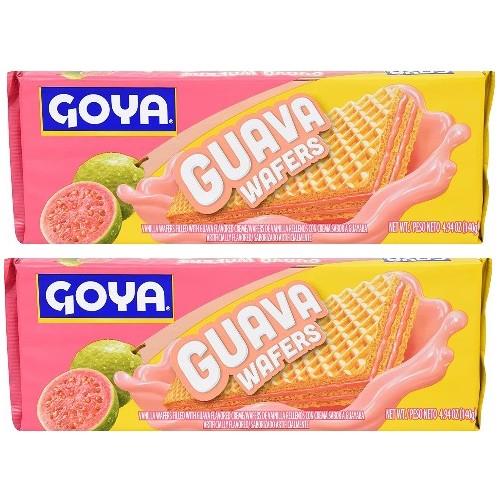 Goya Guava Filled Wafers 4.9 oz Pack of 2