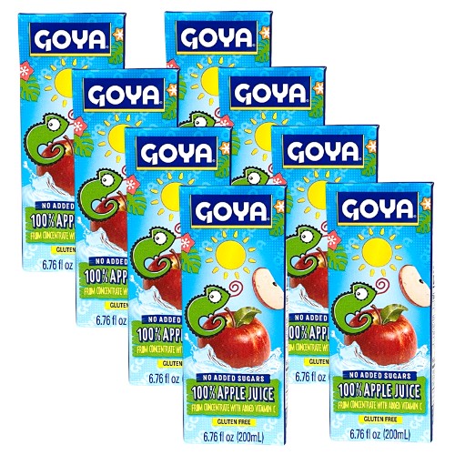 Goya Kids Juice Apple Juice 6.76 oz Pack of 8