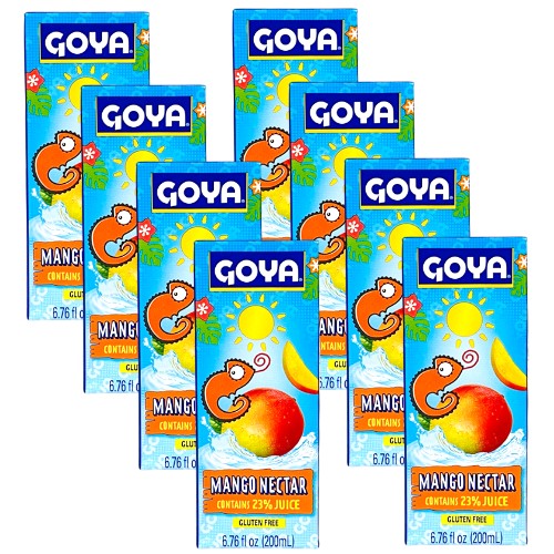 Goya Kids Juice Mango Nectar 6.76 oz Pack of 8