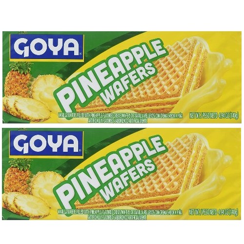 Goya Pineapple Wafers 4.94 oz Pack Of 2