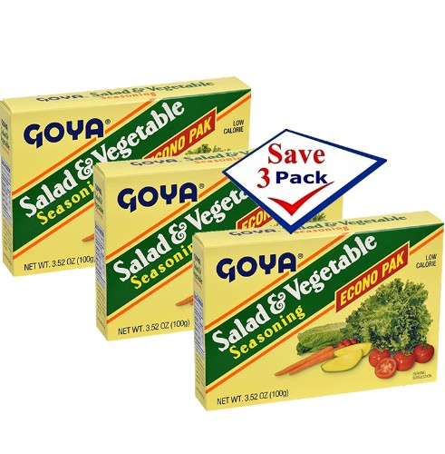 Goya Salad And Vegetable Seasoning 3.52 oz Pack of 3