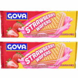 Goya Strawberry Wafers 4.94 Oz Pack Of 2