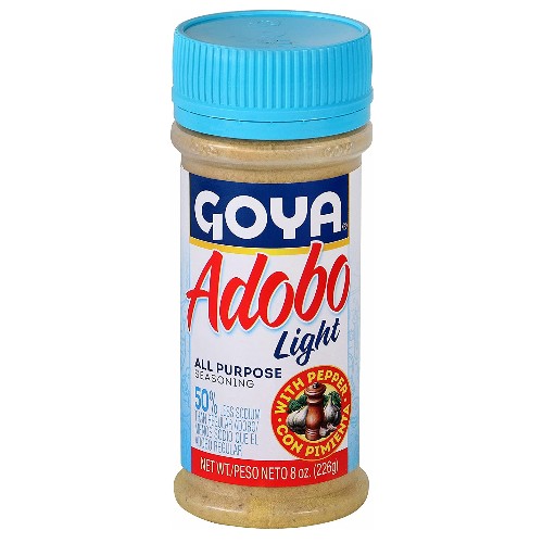 Goya Adobo Light With  Pepper 8 oz