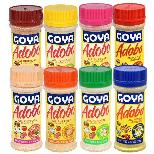 Goya Adobo Seasoning Variety Bundle 8oz