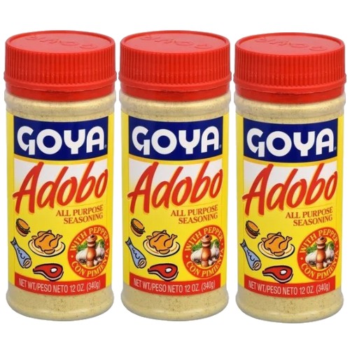 Goya Adobo with Pepper 12 oz Pack of 3