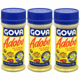 Adobo Goya  Seasoning Without Pepper 8 Oz Pack of 3