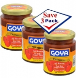 Goya Red Hot Pepper Paste Aji Rocoto 7.5 oz Pack of 3