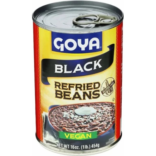 Goya Black Refried Beans 16 oz