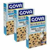Goya Black Beans and Rice 8 Oz Pack of 3