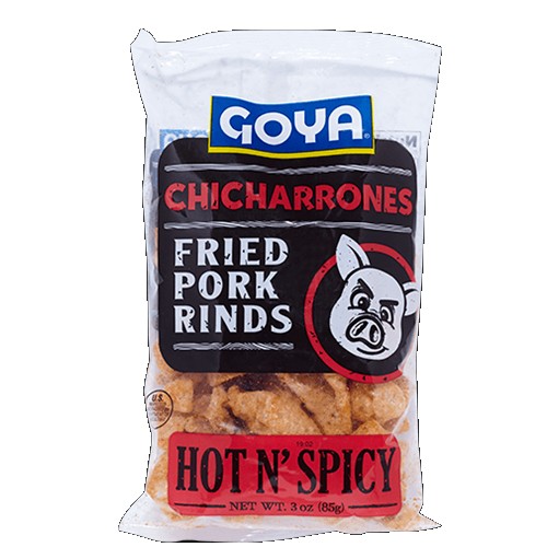 Goya Chicharrones – Fried Pork Rinds Hot N’ Spicy 3 oz