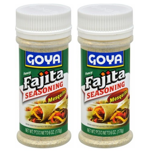 Goya Fajita Seasoning Mesquite 6 oz Pack of 2