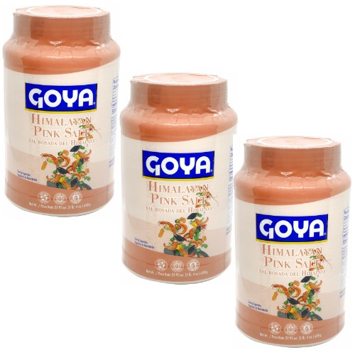 Goya Himalayan Pink Salt 22.93 oz Pack of 3