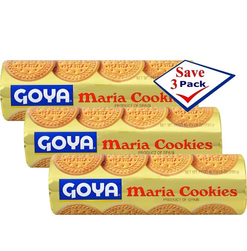 Maria Cookies by Goya Imported from Spain 7oz Pack of 3