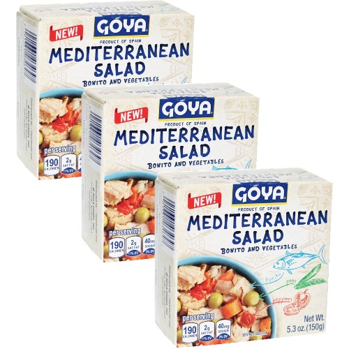 Goya Bonito Mediterranean Salad 5.3 oz Pack of 3