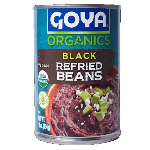 Goya Organics Black Refried Beans 16 oz