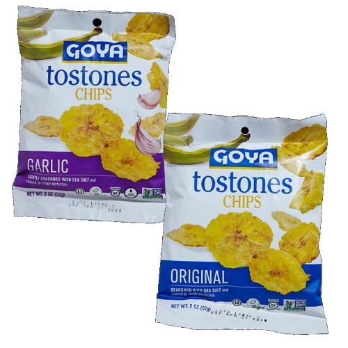 Goya Tostones Original & Garlic Bundle 2oz
