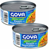 Goya Light Tuna With Vegetables 4.94oz Pack of 2