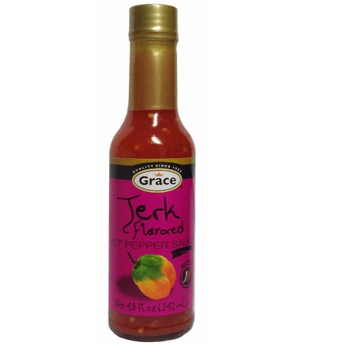 Grace Jerk Flavored Hot Pepper Sauce 4.8oz