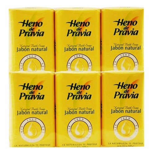 Heno De Pravia Soaps 4 oz Pack of 6