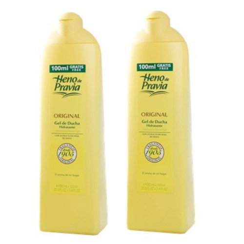 Heno De Pravia Gel Hidratante (Hydrating Shower Gel ) 25.6 Floz Pack of 2