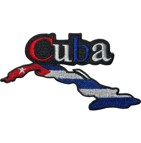 Isle of Cuba Patch. Large 4.5" x 2"