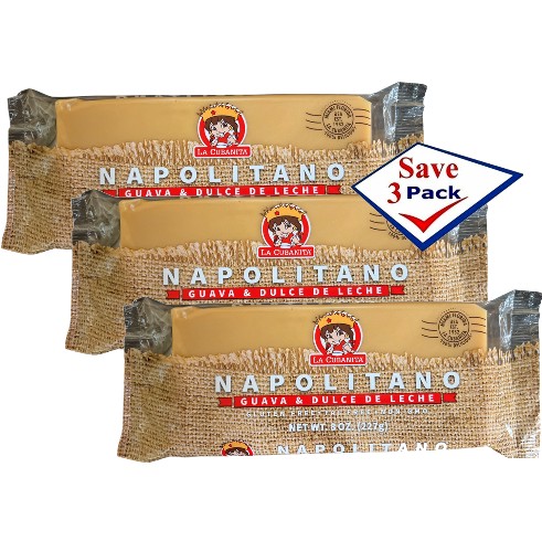 Napolitano Guava  and milk cream 8 oz Pack of 3