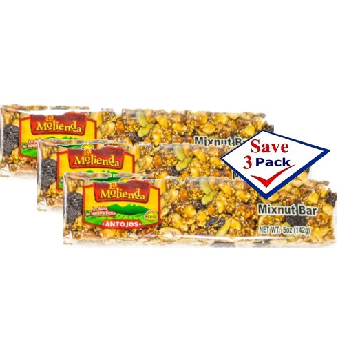 Molienda Mixnut Bar 5 oz Pack of 3
