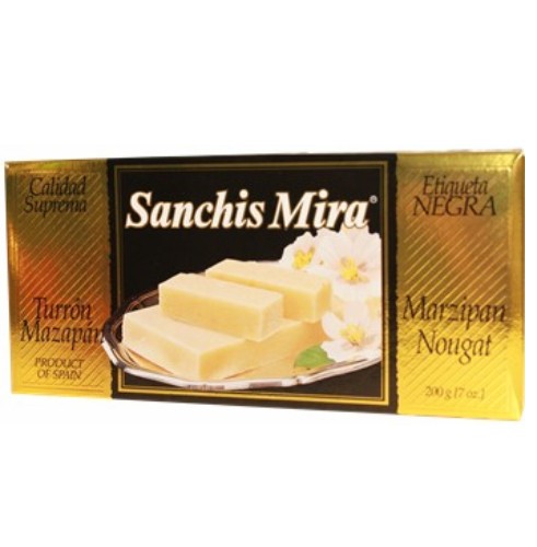 Turron de Mazapan by Sanchis Mira  7 oz, Imported from Spain.