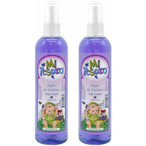 Mi Tesoro Violet Water Spray Bottle 8 oz pack of 2