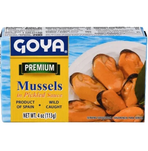 Goya Mussels in Pickled Sauce 4 oz