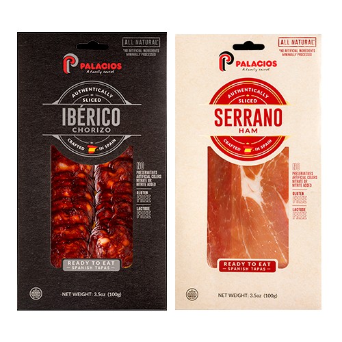 Palacios Sliced GOURMETIberico Bundle 2 Assorted Pack