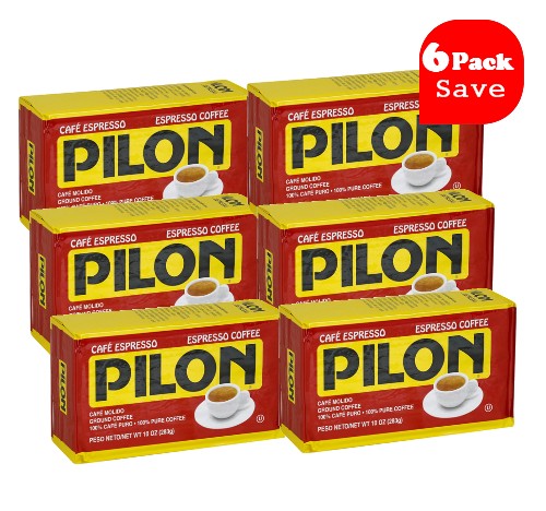 Pilon Cuban Coffee 10 oz  Pack of  6