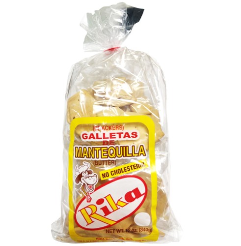 Rika Cuban Crackers. Butter flavor 12 oz.