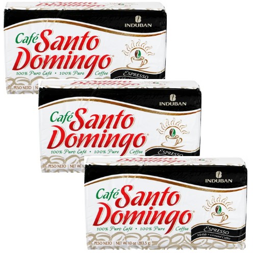 Santo Domingo Ground coffee ESPRESSO 10oz Pack of 3